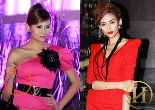 Cô là người mẫu dễ tăng cân nhất trong showbiz Việt. Khán giả có thể thấy sự thay đổi trên cơ thể và gương mặt của cô theo từng thời kỳ.   Có thời điểm Hoàng Yến liên tục bị khán giả chỉ trích khi không kiểm soát được cân nặng và thường xuyên xuất hiện ở các sự kiện với thân hình quá khổ. Nhưng chỉ sai 1 thời gian ngắn, Hoàng Yến đã giảm cân cấp tốc và có được thân hình như mong muốn. 