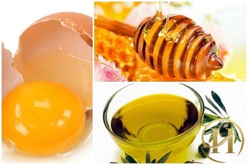 Loại bỏ nếp nhăn bằng mặt nạ dầu oliu, mật ong và lòng trắng trứng