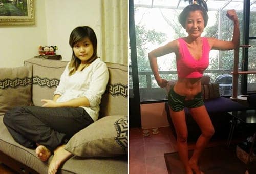 Cô gái Singapore khiến khán giả ngỡ ngàng với thành tích giảm béo của mình