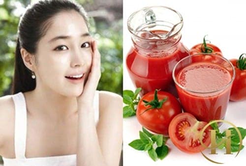 Cà chua giúp da sáng hồng tự nhiên