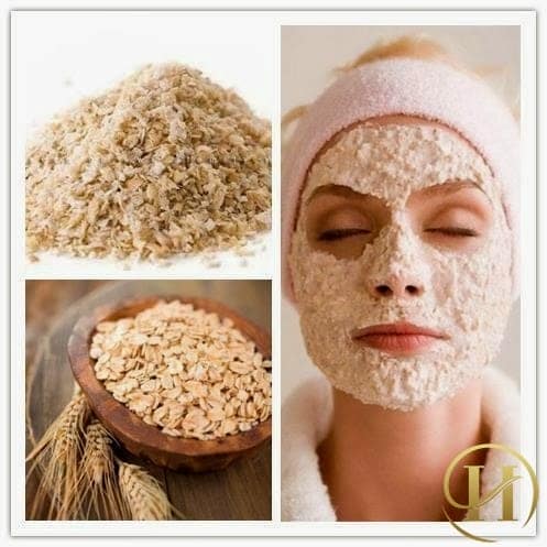 Chị em có thể làm trắng da bằng cách dùng bột cám gạo kết hợp với sữa chua để đắp mặt