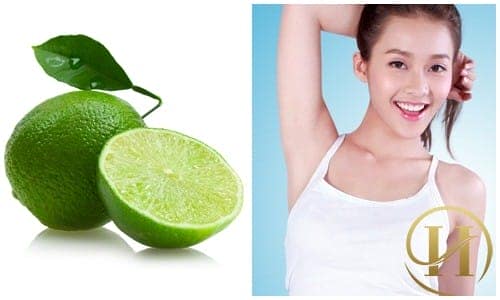 Nên sử dụng chanh để thoa vào nách sau khi tắm