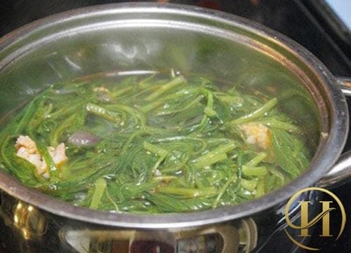 Cách nấu canh chua rau muống - 5