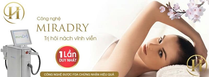 Chữa hôi nách tận gốc bằng miraDry Chữa hôi nách tận gốc bằng miraDry