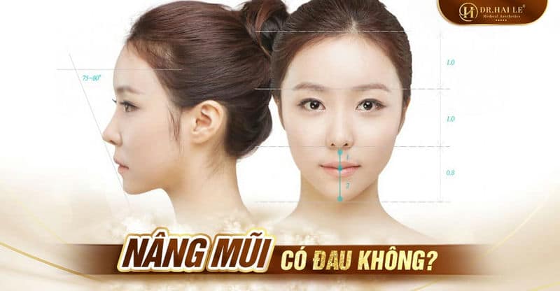 Nâng mũi có đau không?