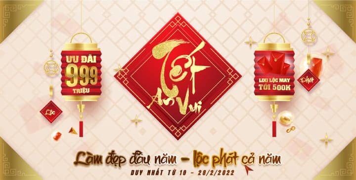 Làm đẹp đầu năm - Lộc phát cả năm Làm đẹp đầu năm - Lộc phát cả năm