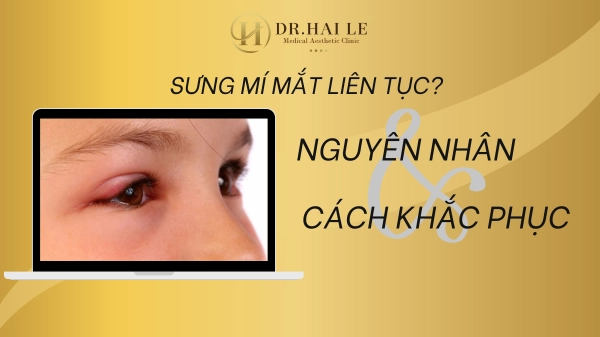 Tại sao mí mắt bị sưng? Cách khắc phục là gì?