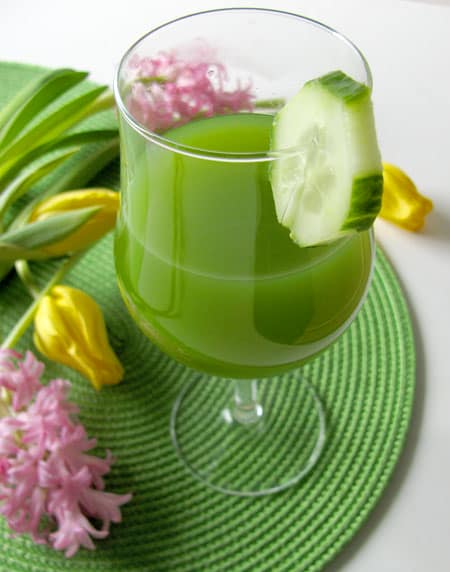 Nước dưa chuột giúp bạn giảm mỡ bụng