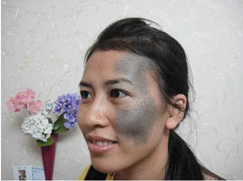 Hình ảnh chàm trên mặt