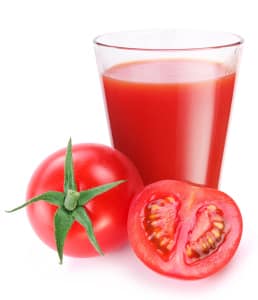 Cải thiện kích thước vòng 1 với sinh tố cà chua