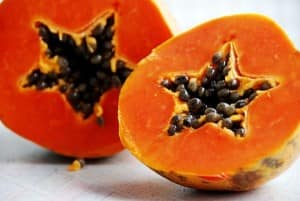 Vòng 1 đẹp quyến rũ bằng đu đủ