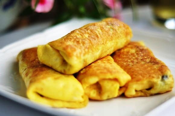 Món ngon giúp giảm béo - nem trứng cuộn rau củ 1
